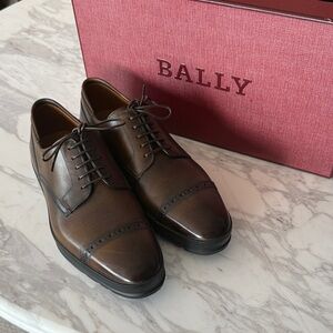 Bally Men's Dark Brown Oxford Shoes